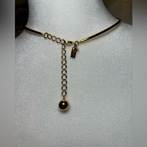Kate Spade Vegas Jewels Collar Necklace. Caberet pink gold toned. - Picture 5 of 7